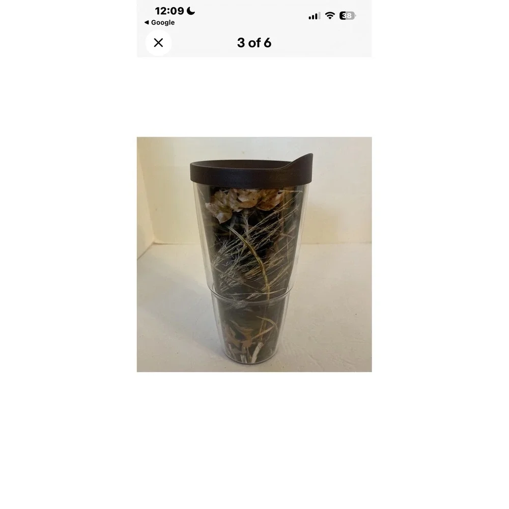Tervis Realtree Camo Insulated Tumbler 24oz Travel Mug with Brown Lid